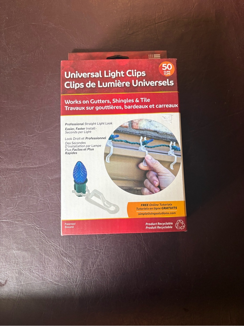 💥Buy 2 Get 1 Free💥 Universal Light Clips - Clear (50 Clips)